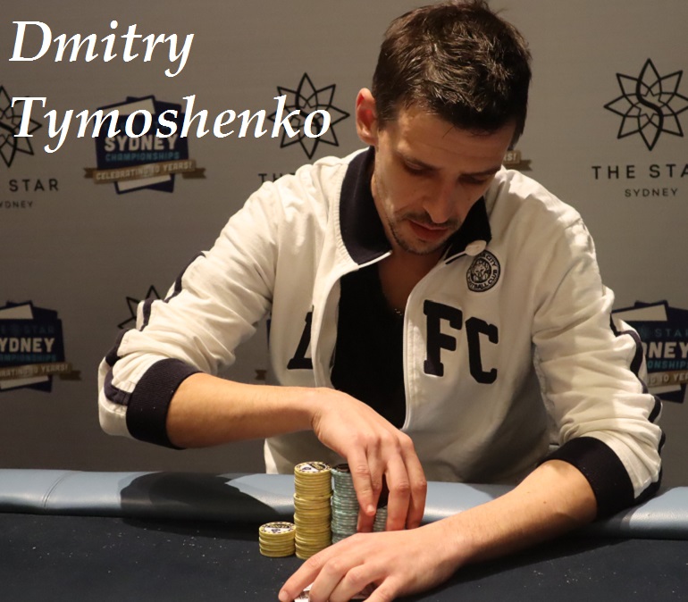 Dmitry Tymoshenko at 2018 Star Poker Sydney Championship Opening Event